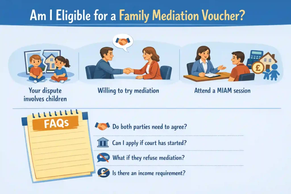 Am I Eligible for a Family Mediation Voucher Reading?