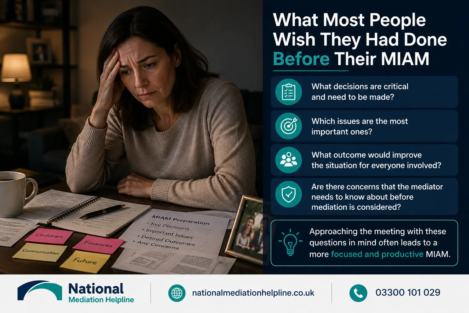 How to prepare for a miam in Reading What most people miss what should they have done before miam