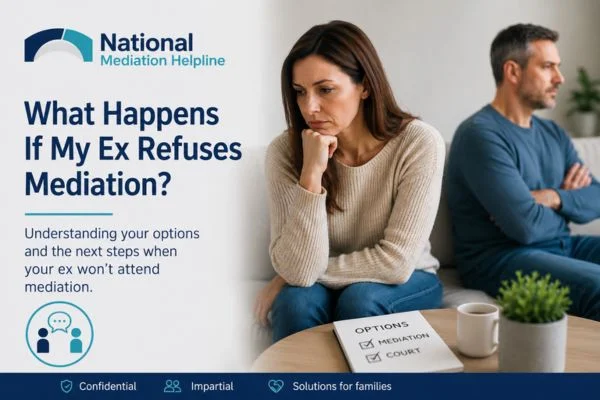 what if my ex refuses mediation Reading?